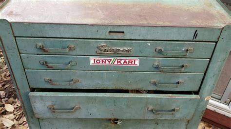 vintage metal tool box value|1950s snap on tool box.